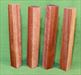 Blank #330 - Bloodwood Solid Pen Turning Blanks, Set of 4 ~ 3/4 x 3/4 x 6 1/2 ~ $12.99